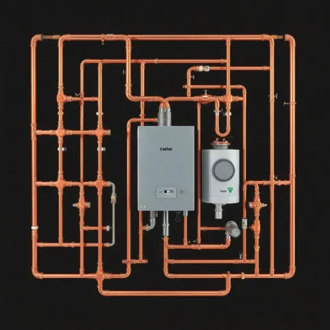 Schemat instalacji co dwa obiegi