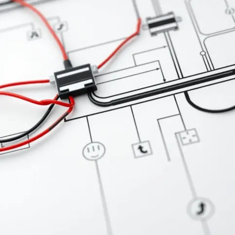 Schemat instalacji do rolet