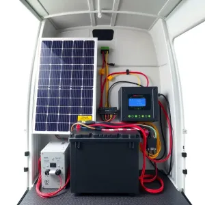 Schemat instalacji solarnej w kamperze
