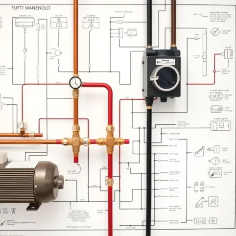 Schemat podłączenia ogrzewania podłogowego