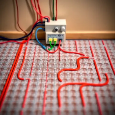 Schemat podłączenia ogrzewania podłogowego elektrycznego