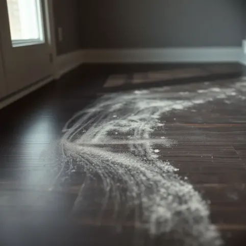 Smugi na panelach po myciu