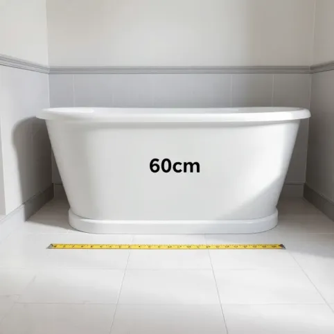 Standardowa wysokość wanny od podłogi