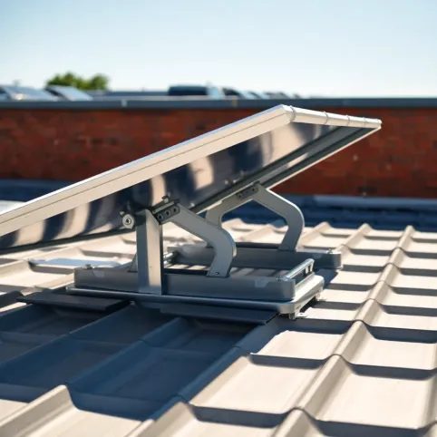 Stelaż do paneli fotowoltaicznych na dachu płaskim cena