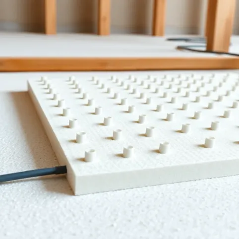 Styropian pod ogrzewanie podłogowe z wypustkami