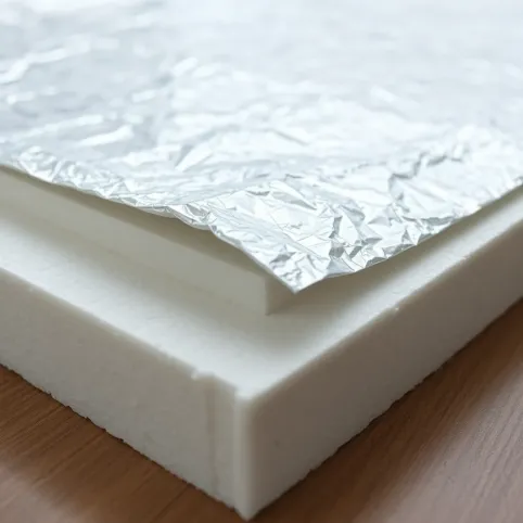 Styropian z folią aluminiową pod ogrzewanie podłogowe