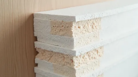 styropian z gotową elewacja