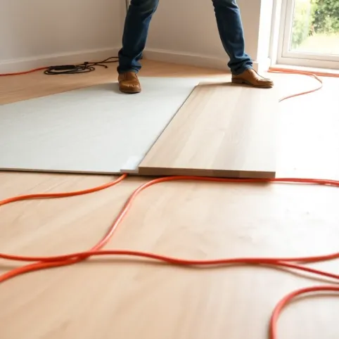 Suchy jastrych ogrzewanie podłogowe