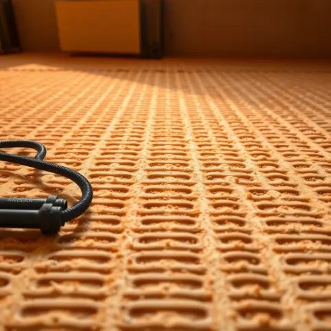 System ogrzewania podłogowego bez wylewki