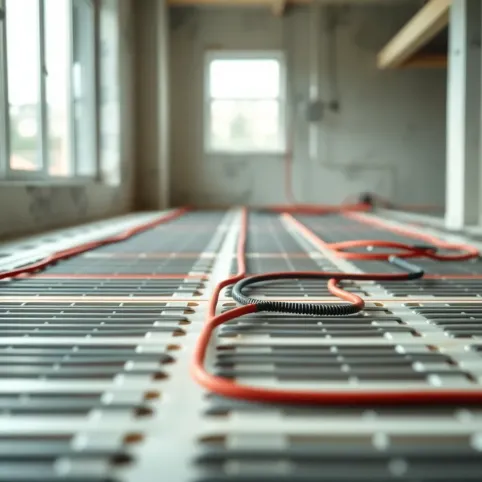 System szybkiego montażu ogrzewania podłogowego