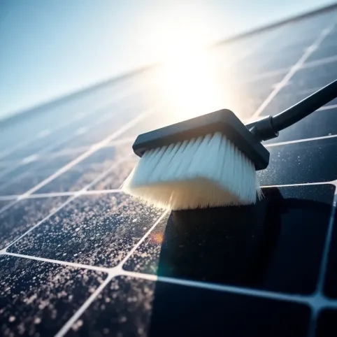 Szczotka do mycia paneli fotowoltaicznych