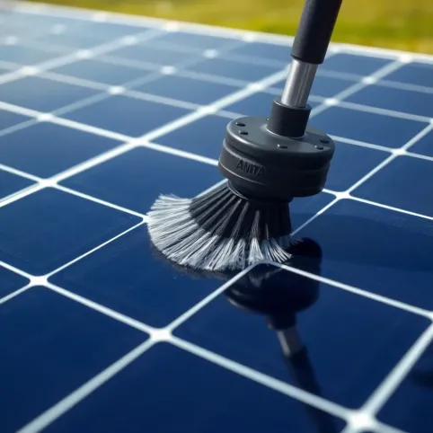Szczotka obrotowa do mycia paneli fotowoltaicznych