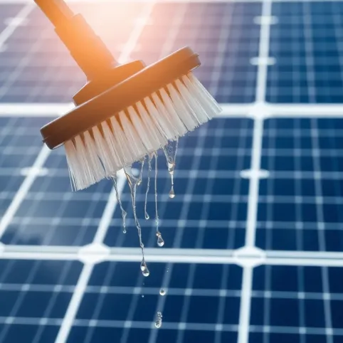 Szczotka teleskopowa do mycia paneli fotowoltaicznych