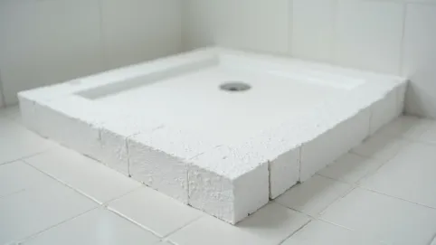 Twardy styropian pod brodzik