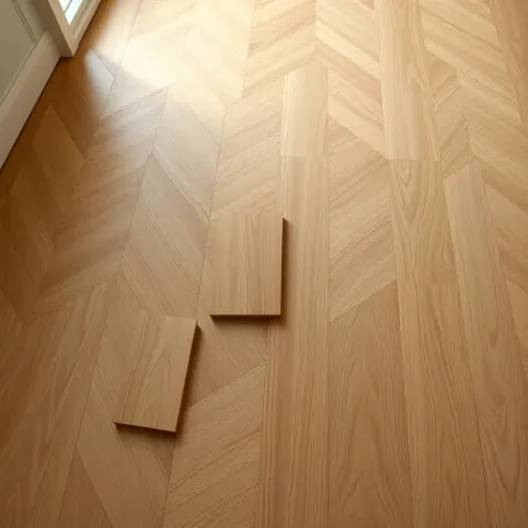 Układanie paneli laminowanych w jodełkę