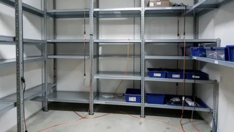 Uziemienie regałów magazynowych