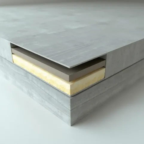 Warstwy podłogi na stropie żelbetowym