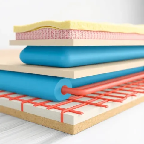 Warstwy posadzki pod ogrzewanie podłogowe