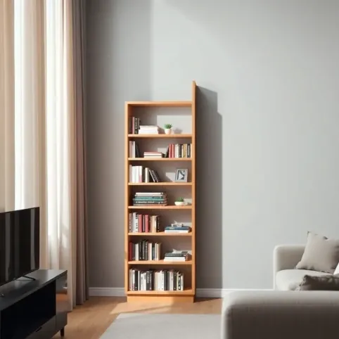 Wąski regał na książki 30 cm