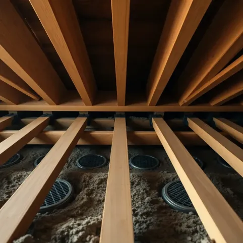 Wentylacja podłogi na legarach