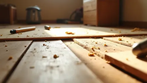 Wyrównanie podłogi płyta OSB