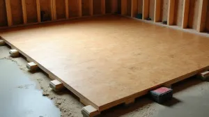 Wyrównanie podłogi płytami OSB