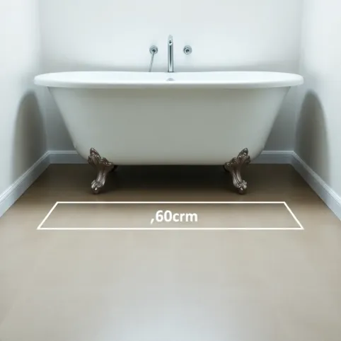 Wysokość wanny od podłogi