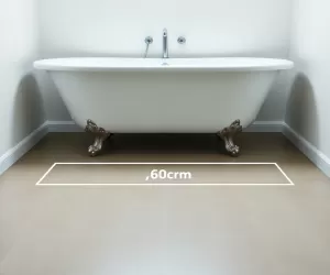 Wysokość wanny od podłogi