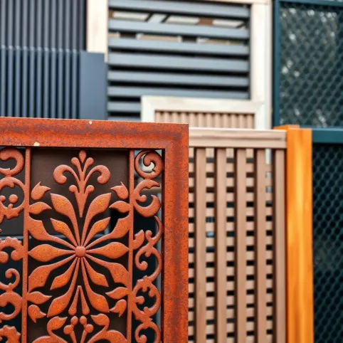 Wzory ogrodzeń panelowych