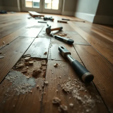 Zrywanie starej podłogi cena