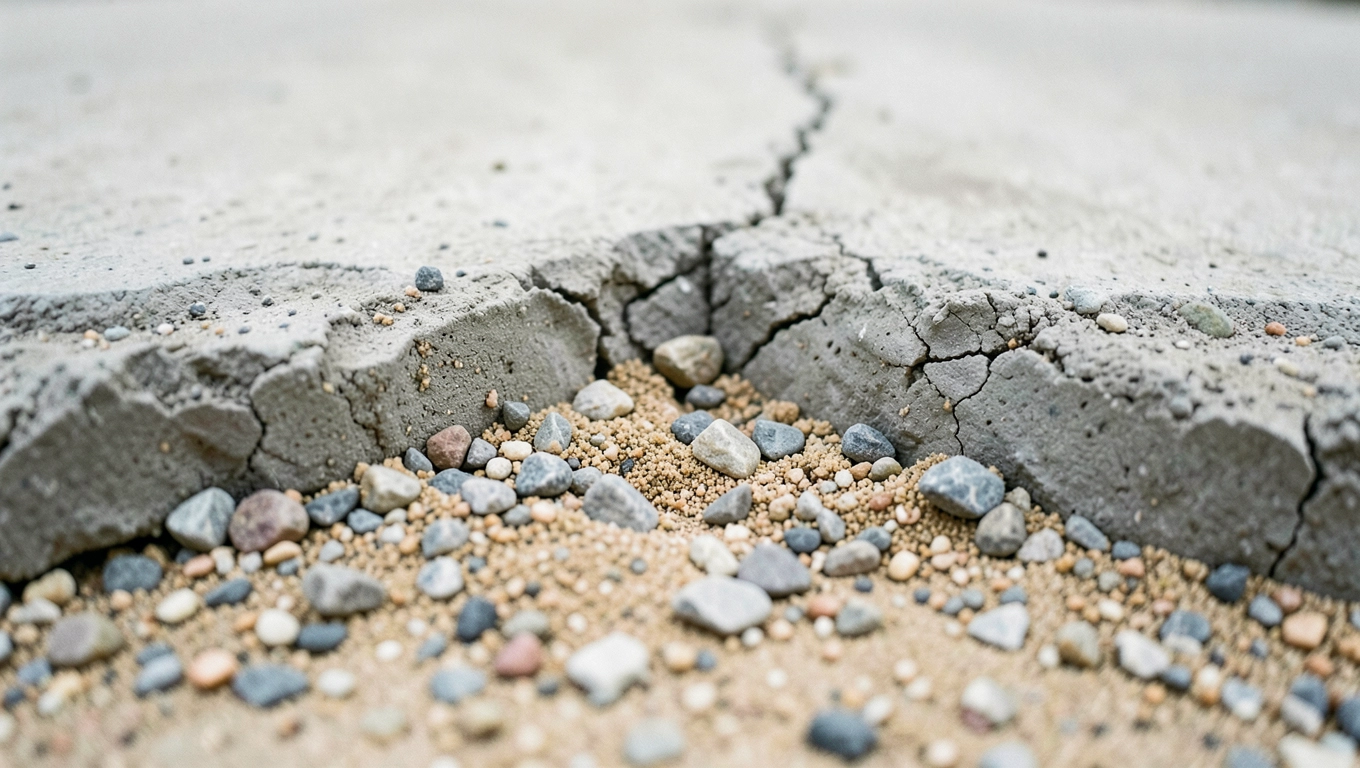 Słabe zagęszczenie pod chudziakiem