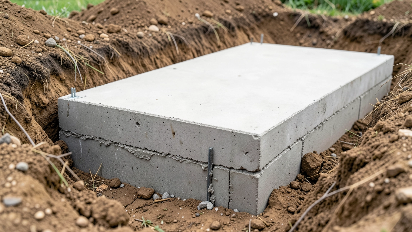 Szerokość chudziaka pod ławami fundamentowymi