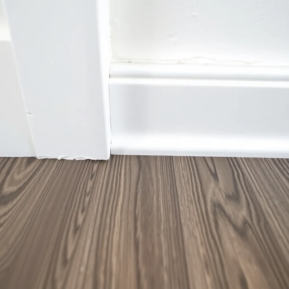 Szpara między listwą a podłogą