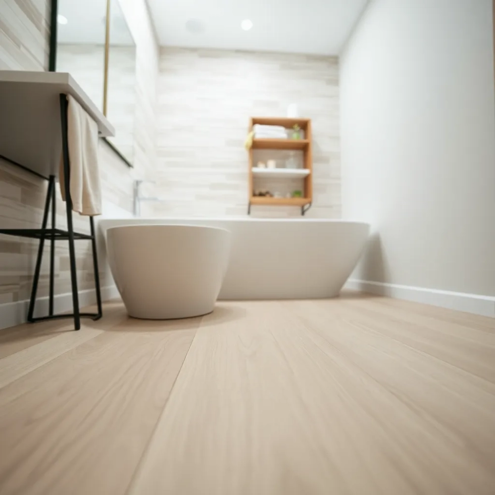 Tania podłoga do łazienki