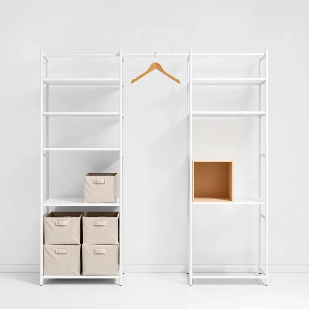 Tanie regały do garderoby