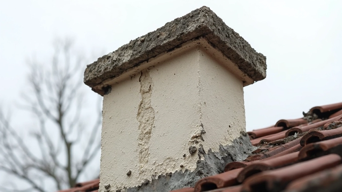 Tynkowanie komina klejem do styropianu