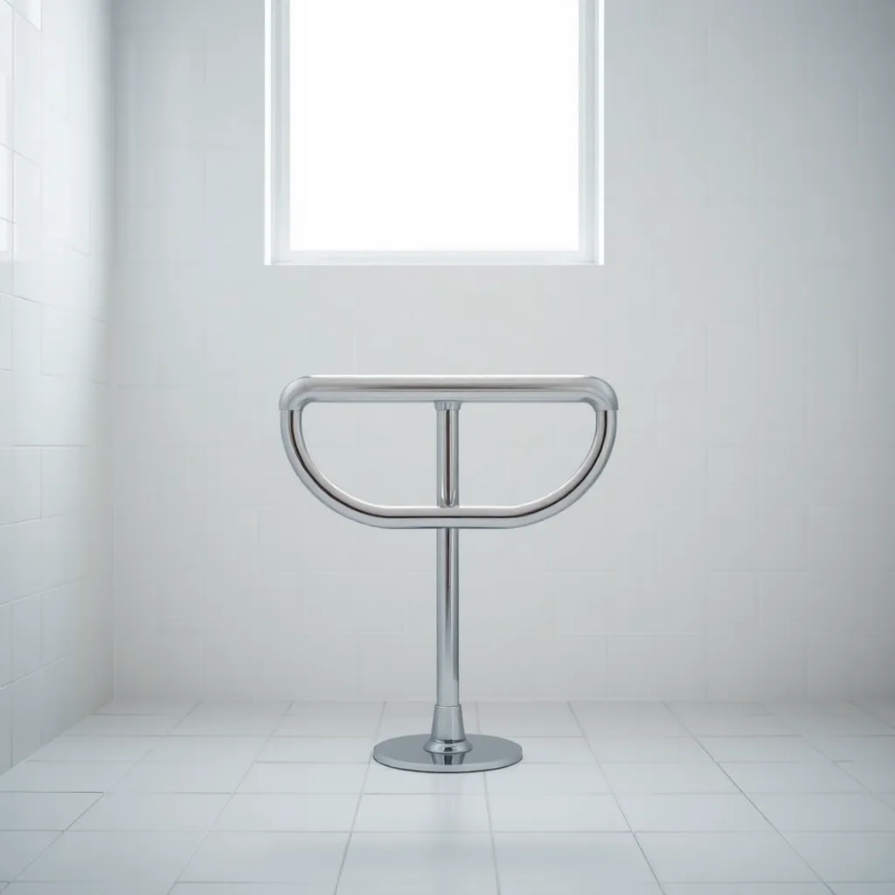 Uchwyt dla niepełnosprawnych mocowany do podłogi