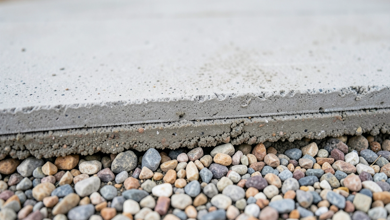 Układanie pospółki warstwami