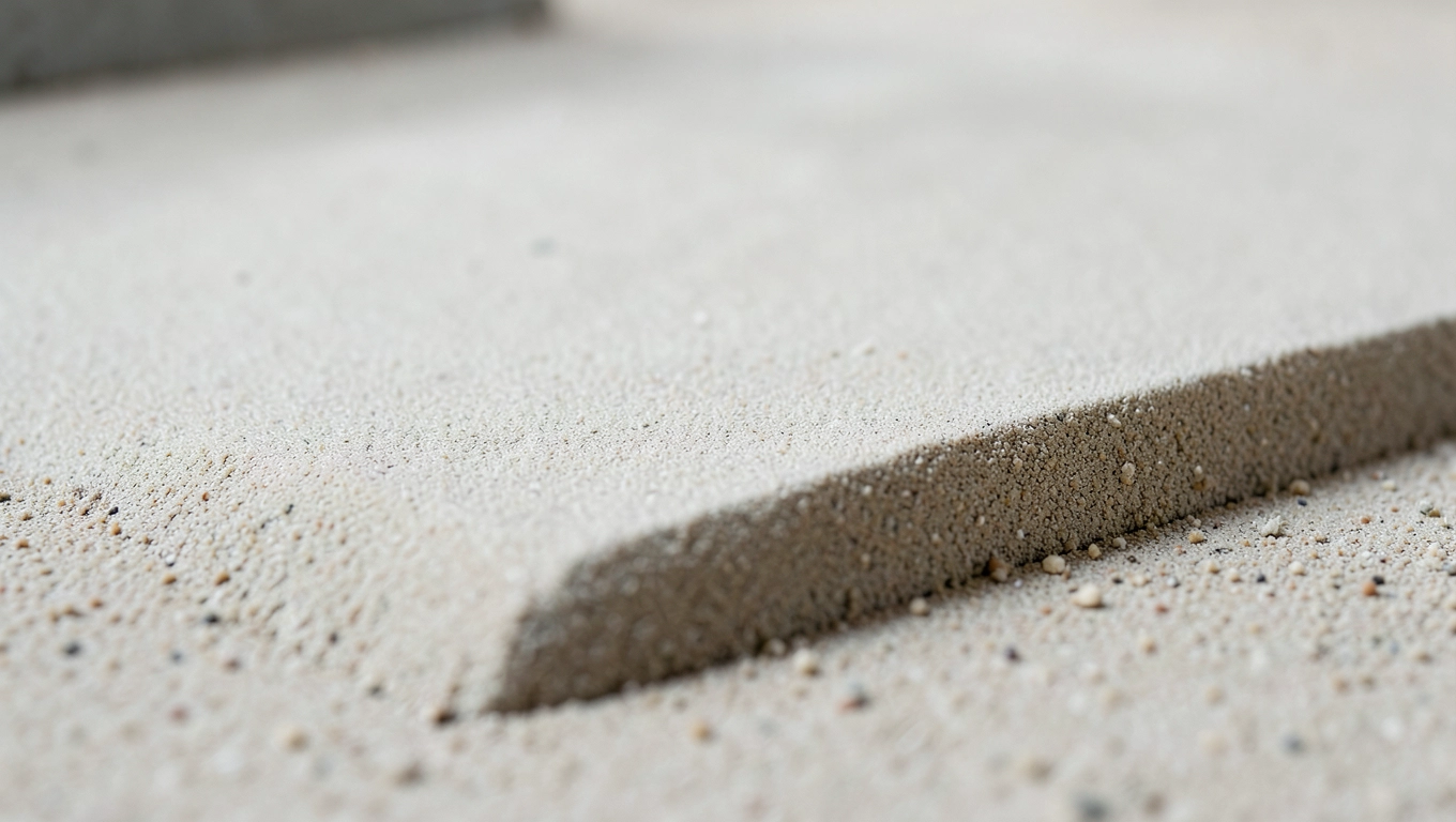 Warstwa wyrównująca piasku na chudziaku