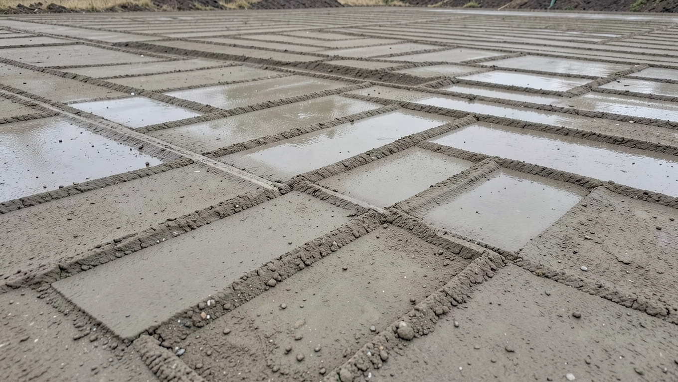 Warstwy pod chudziak i ubijanie zagęszczarką