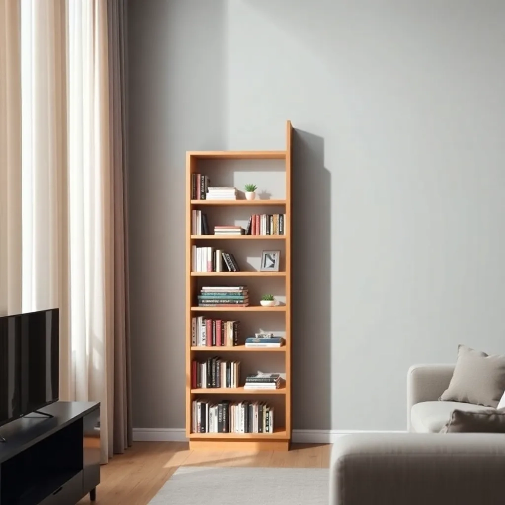 Wąski regał na książki 30 cm