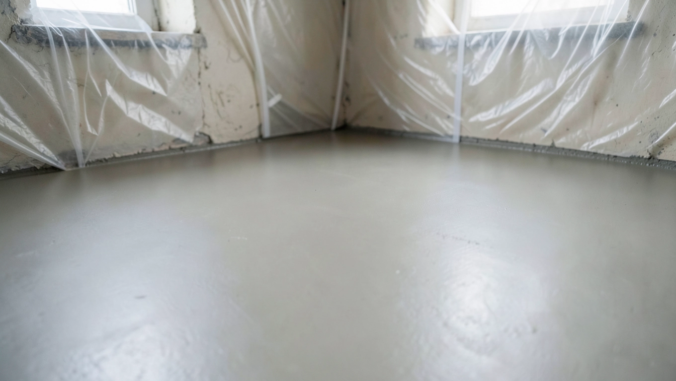 Wylewanie chudziaka w pomieszczeniach osobno