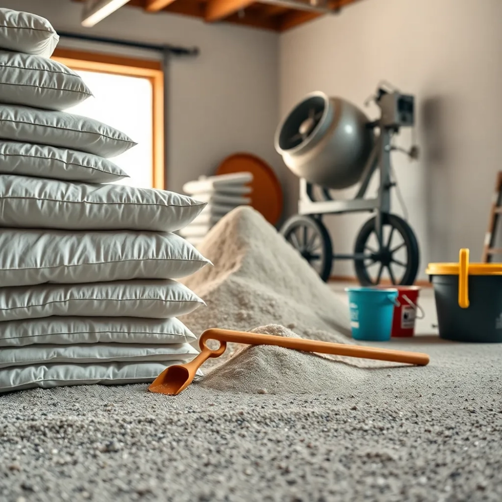 Wylewanie posadzki w garażu