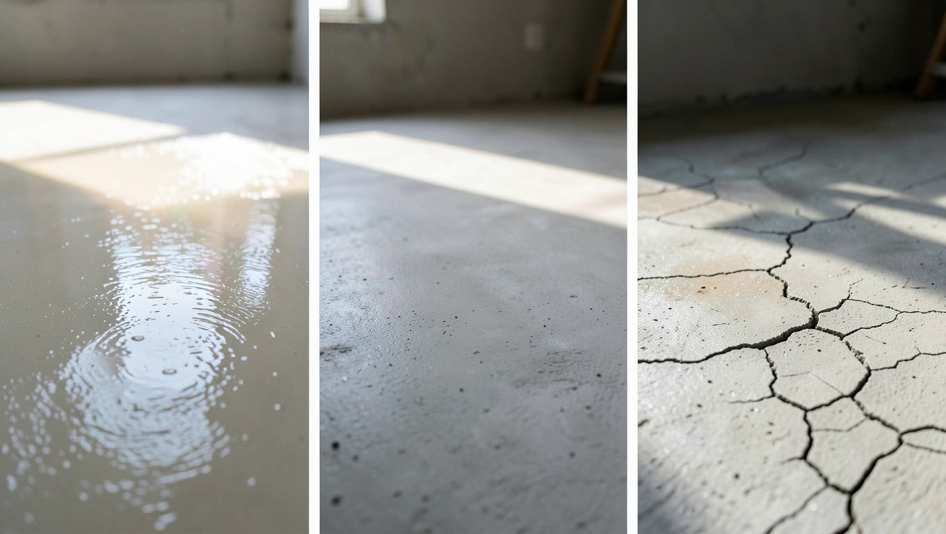 wylewka chudziak ile schnie