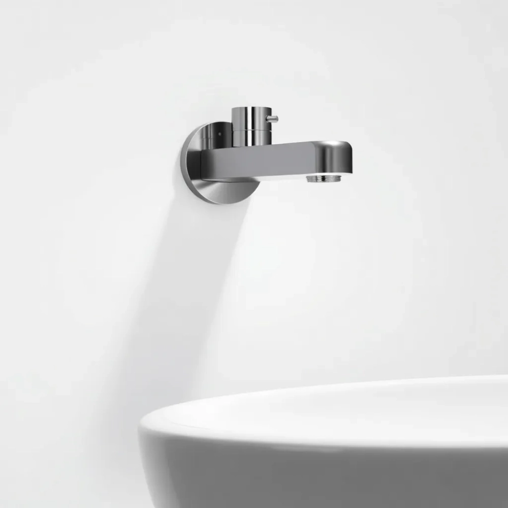 Wylewka do baterii umywalkowej podtynkowej