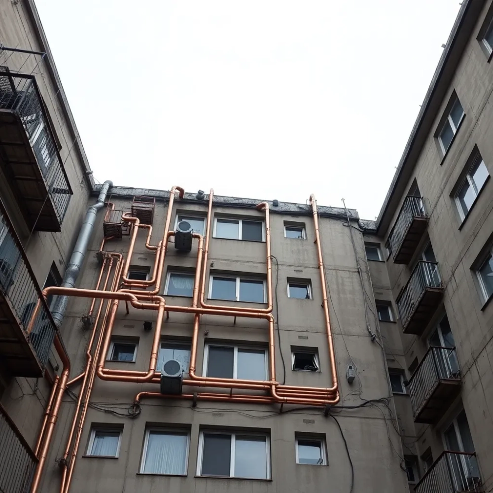 Wymiana instalacji gazowej w bloku cena