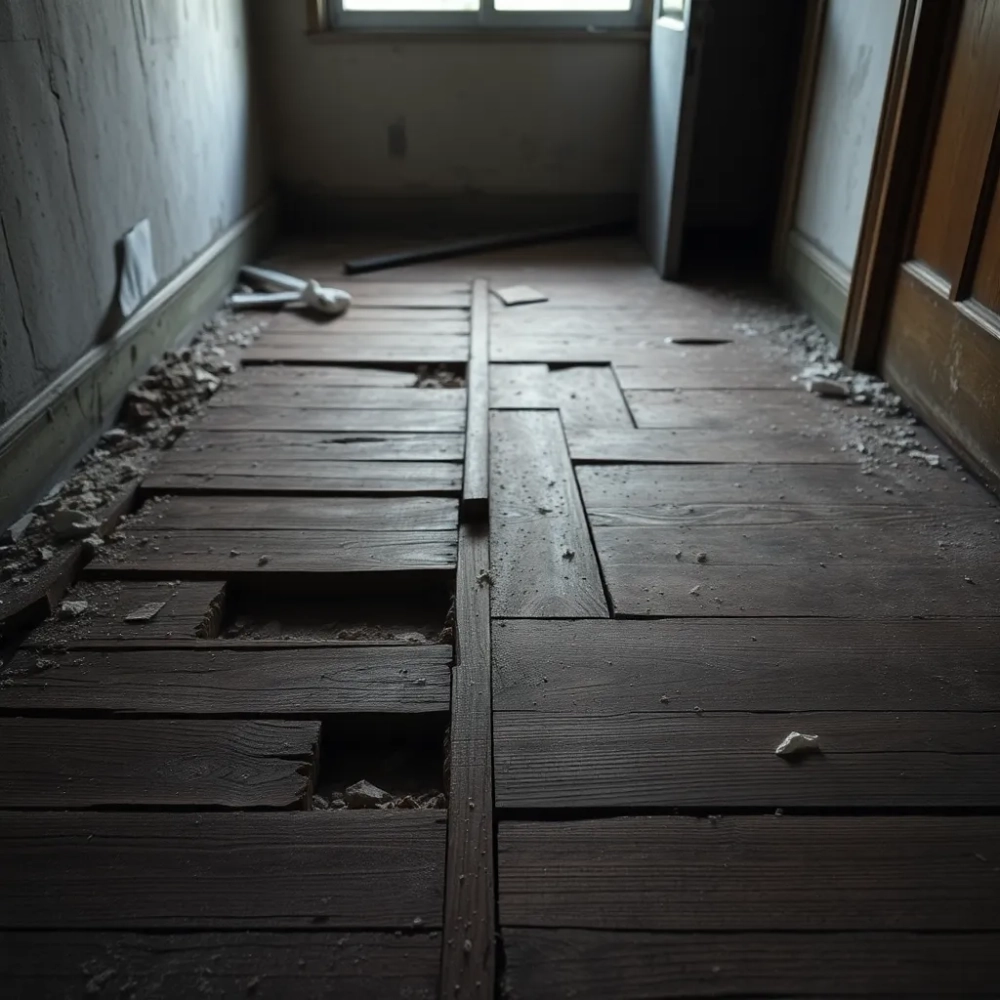 Wymiana podłogi w kamienicy