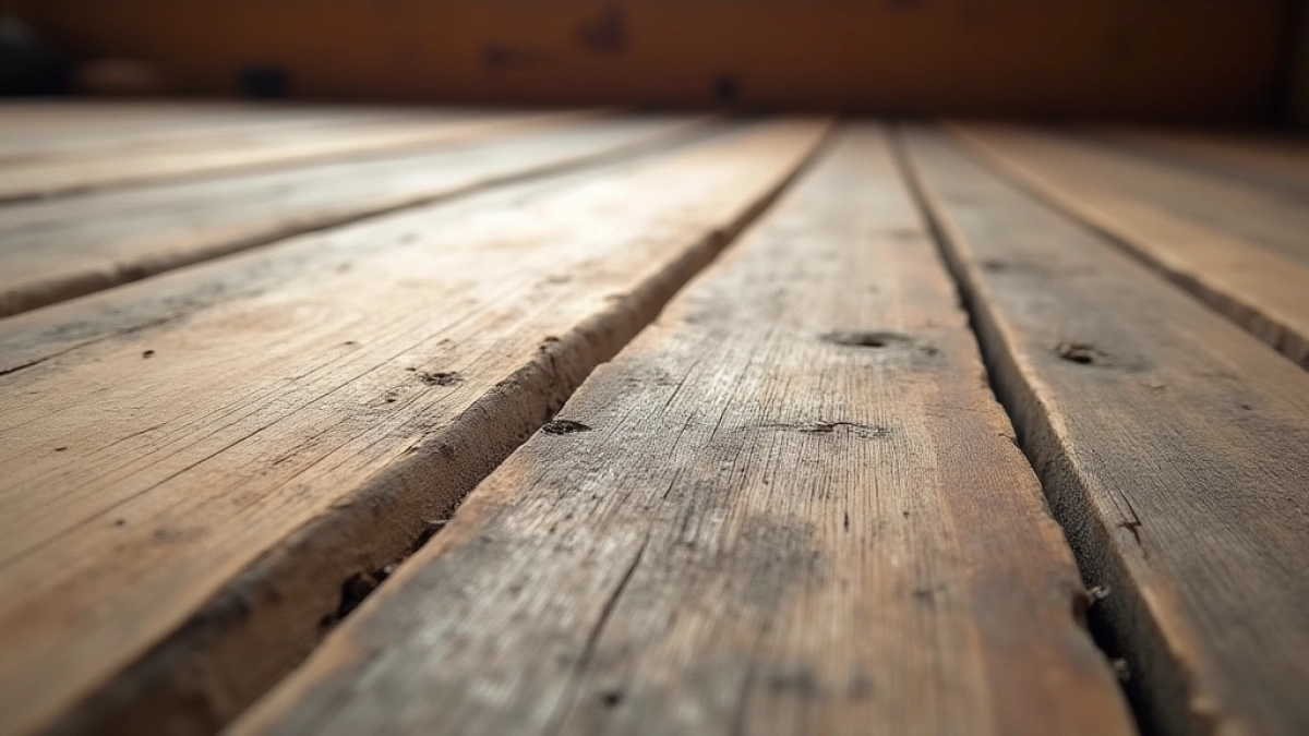 Wyrównanie podłogi drewnianej