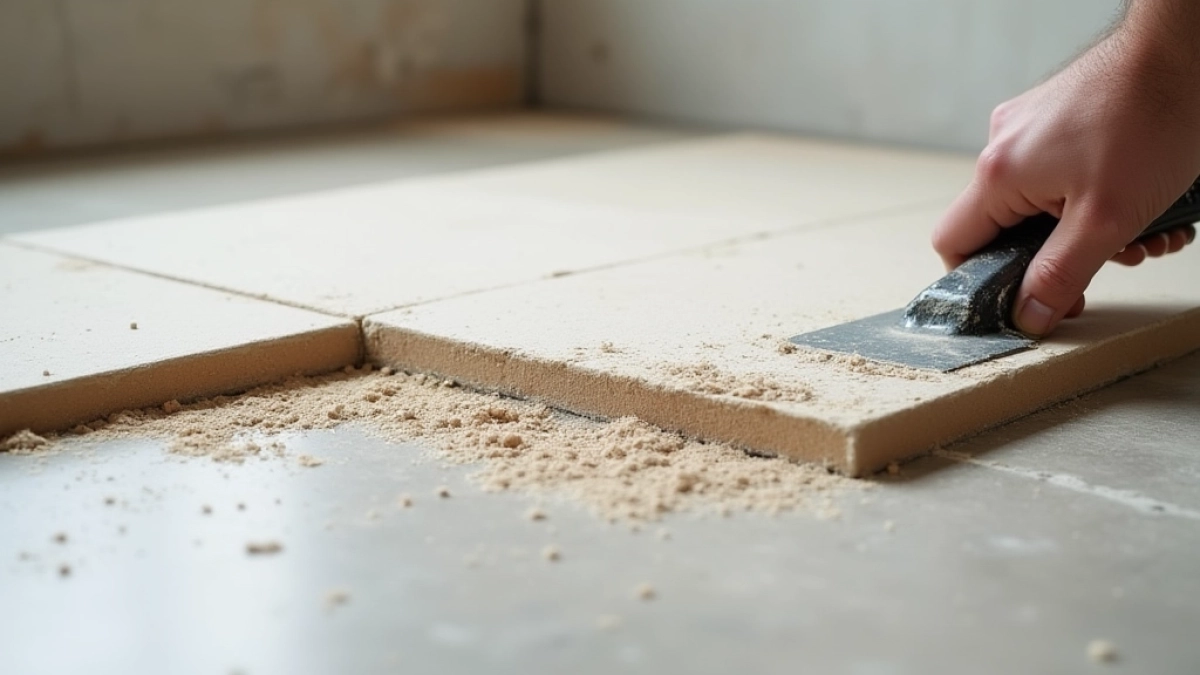 wyrównanie podłoża pod płytki