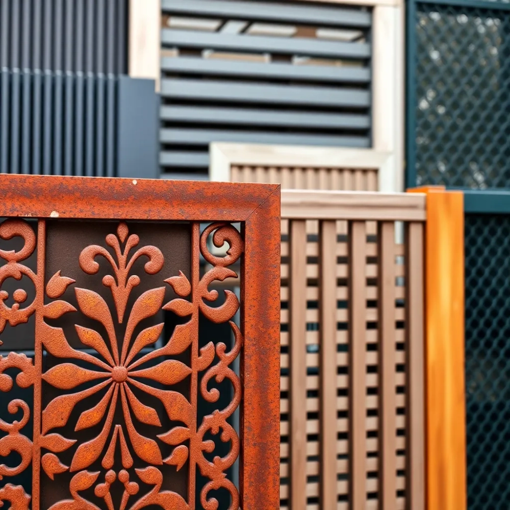 Wzory ogrodzeń panelowych